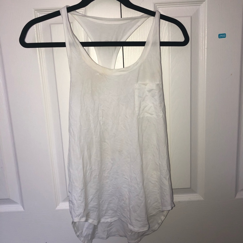 WHITE LULU LEMON TOP